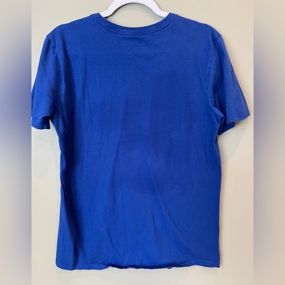 Chicago Cubs 2016 World Series blue short sleeve Tshirt Nike men’s Medium - Picture 2 of 6